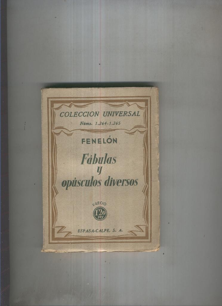Fabulas y opusculos diversos