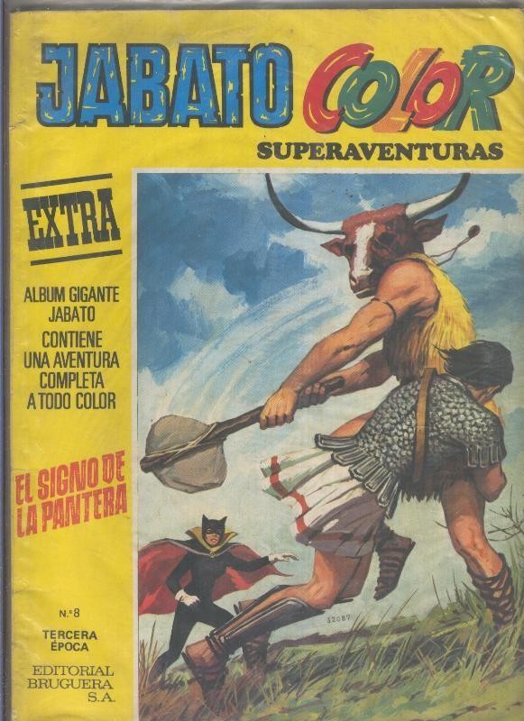Jabato color album amarillo tercera epoca numero 08: El signo de la pantera