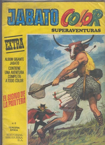 Jabato color album amarillo tercera epoca numero 08: El signo de la pantera