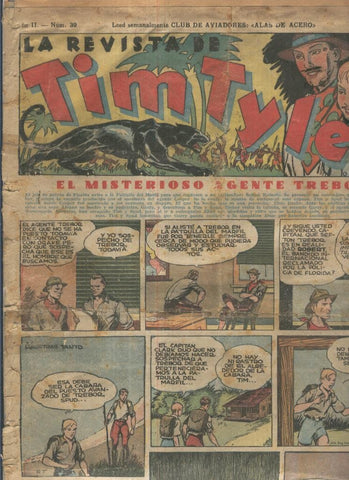 Tim Tyler de Hispano Americana numero 039 (procede de tomo desencuadernado)