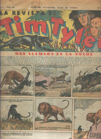 Tim Tyler de Hispano Americana numero 042 (procede de tomo desencuadernado)