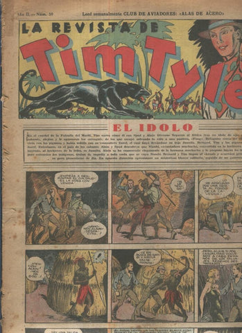 Tim Tyler de Hispano Americana numero 050 (procede de tomo desencuadernado)