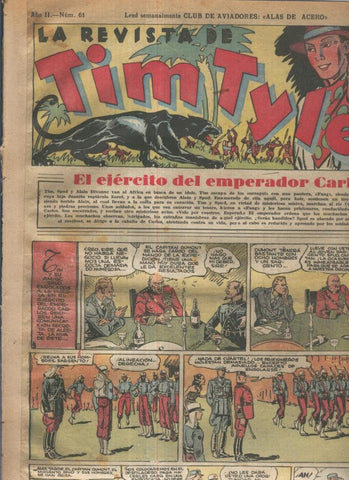 Tim Tyler de Hispano Americana numero 061 (procede de tomo desencuadernado)