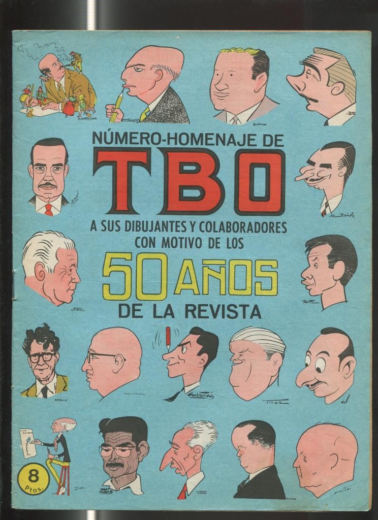 TBO extra de 08 pts: Homenajes a dibujantes (numerado 2 en trasera)