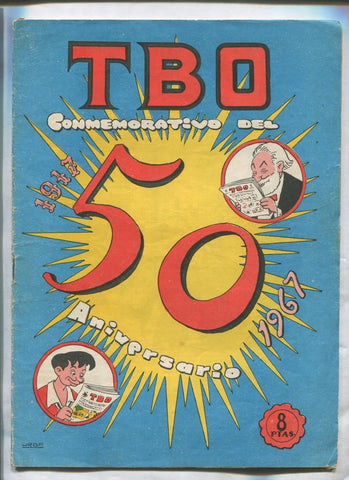 TBO extra de 8 pts: 50 aniversario 1917-1967 (numerado 1 en trasera)