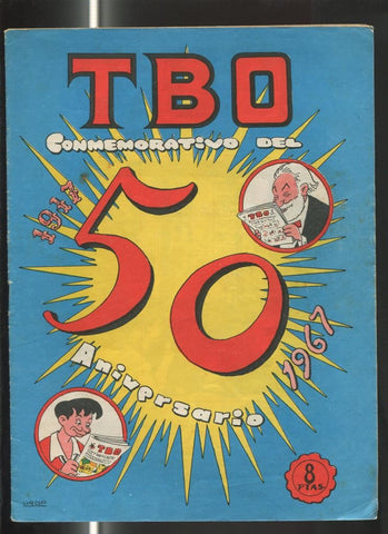 TBO extra de 8 pts: 50 aniversario 1917-1967 (numerado 2 en trasera)