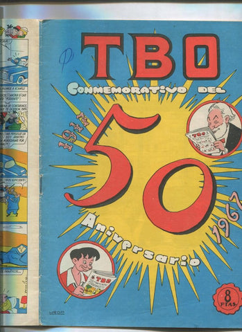 TBO extra de 8 pts: 50 aniversario 1917-1967 (numerado 6 en trasera)