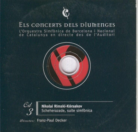 CD-Musica: ELS CONCERTS DELS DIUMENGES CD.03, Nikolai Rimski Korsakov - (El Periodico)