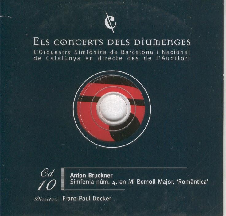 CD-Musica: ELS CONCERTS DELS DIUMENGES CD.10, BRUCKNER - (El Periodico)