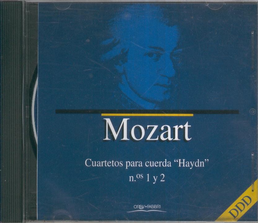 CD- Musica Clasica:MOZART - Cuartetos para cuerda 1 y 2 (Orbis Fabri) 