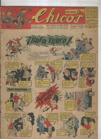 Chicos de Consuelo Gil numero 429 (procede de tomo desencuadernado)
