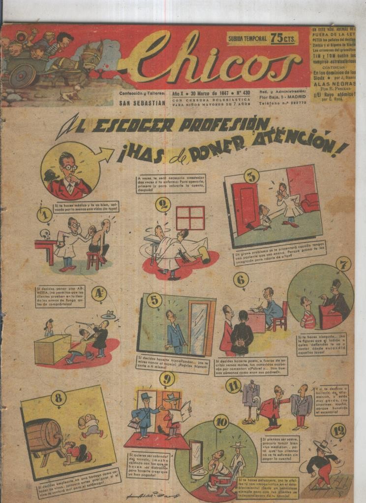 Chicos de Consuelo Gil numero 430 (procede de tomo desencuadernado)