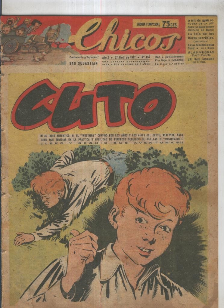 Chicos de Consuelo Gil numero 434 (procede de tomo desencuadernado)