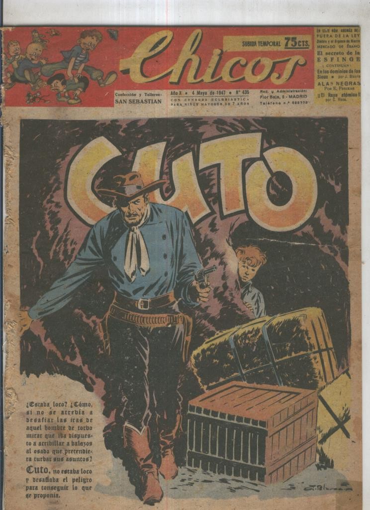 Chicos de Consuelo Gil numero 435 (procede de tomo desencuadernado)