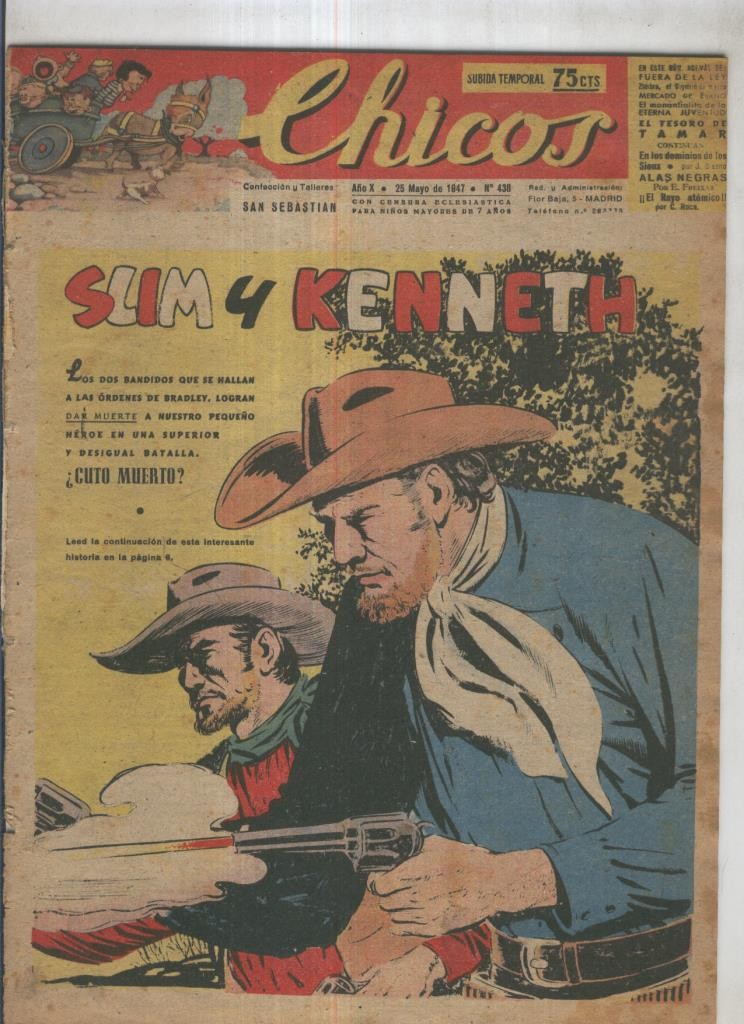Chicos de Consuelo Gil numero 438 (procede de tomo desencuadernado)