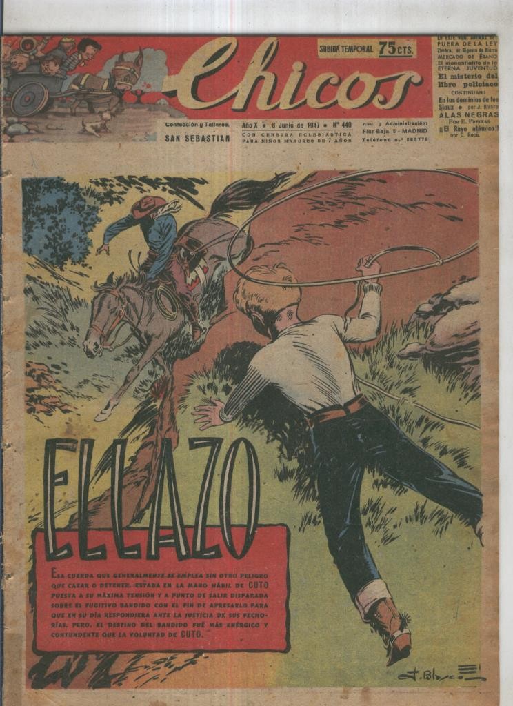 Chicos de Consuelo Gil numero 440 (procede de tomo desencuadernado)