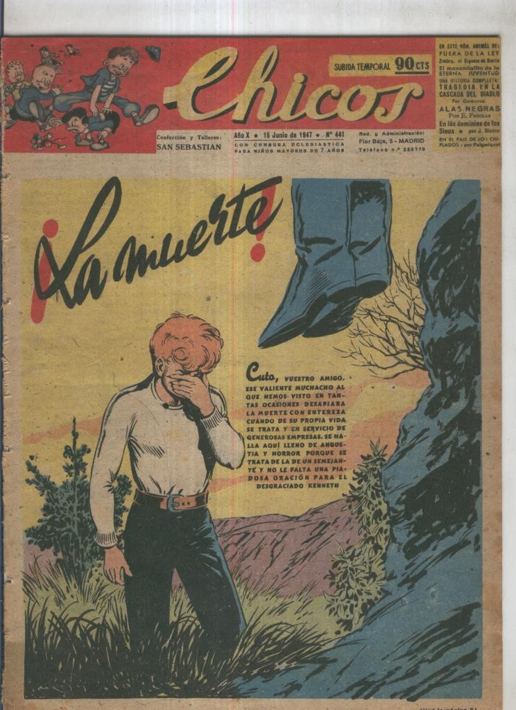 Chicos de Consuelo Gil numero 441 (procede de tomo desencuadernado)