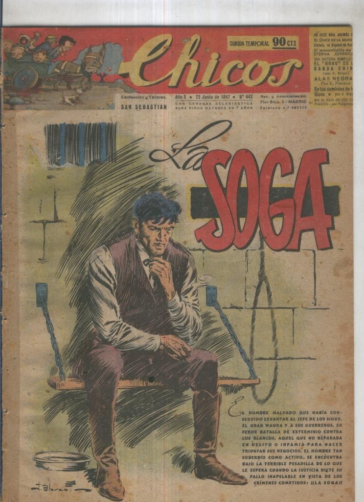 Chicos de Consuelo Gil numero 442 (procede de tomo desencuadernado)