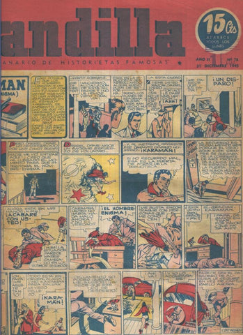 Pandilla semanario de historietas famosas numero 078 (procede de tomo desencuadernado)