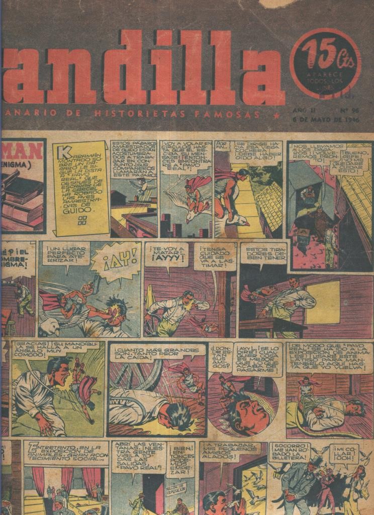 Pandilla semanario de historietas famosas numero 096 (procede de tomo desencuadernado)