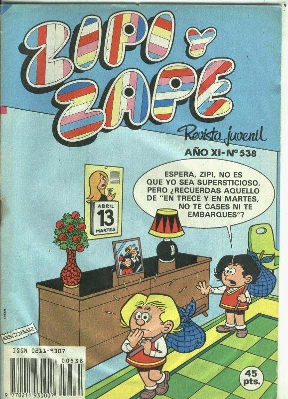 Zipi y Zape semanal numero 538