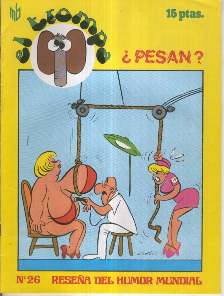 El Trompa revista chistes picantes numero 26: Pesan (grapa sacada por oxido)
