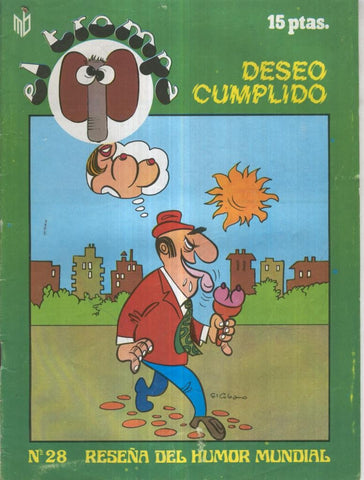 El Trompa revista chistes picantes numero 28: deseo cumplido (grapa sacada por oxido)