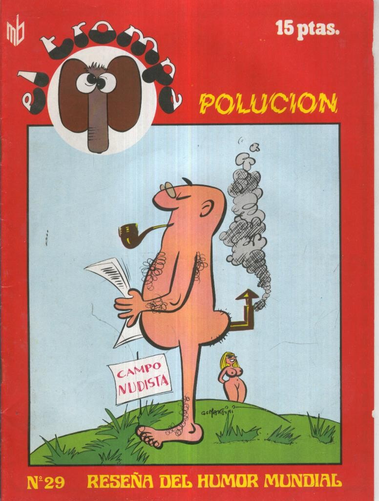 El Trompa revista chistes picantes numero 29: Polucion (grapa sacada por oxido)