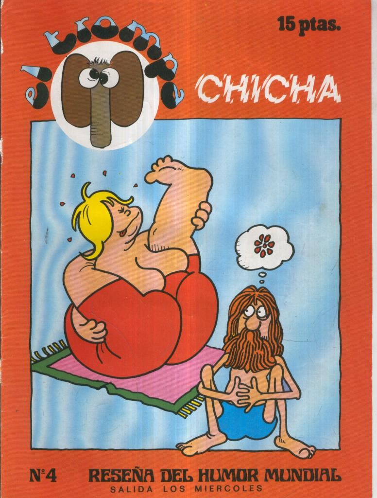 El Trompa revista chistes picantes numero 04: chicha (solo la cubierta)