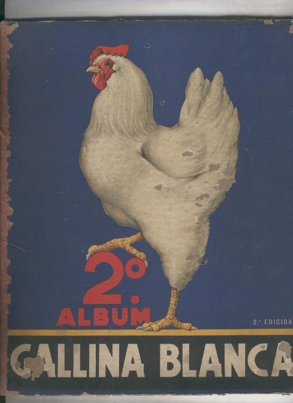 Cromo Gallina Blanca segundo album: Portada del album