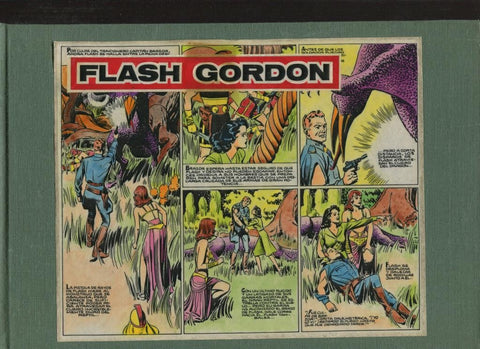 Flash Gordon de Editorial Dolar, coleccion apaisada en 5 tomos