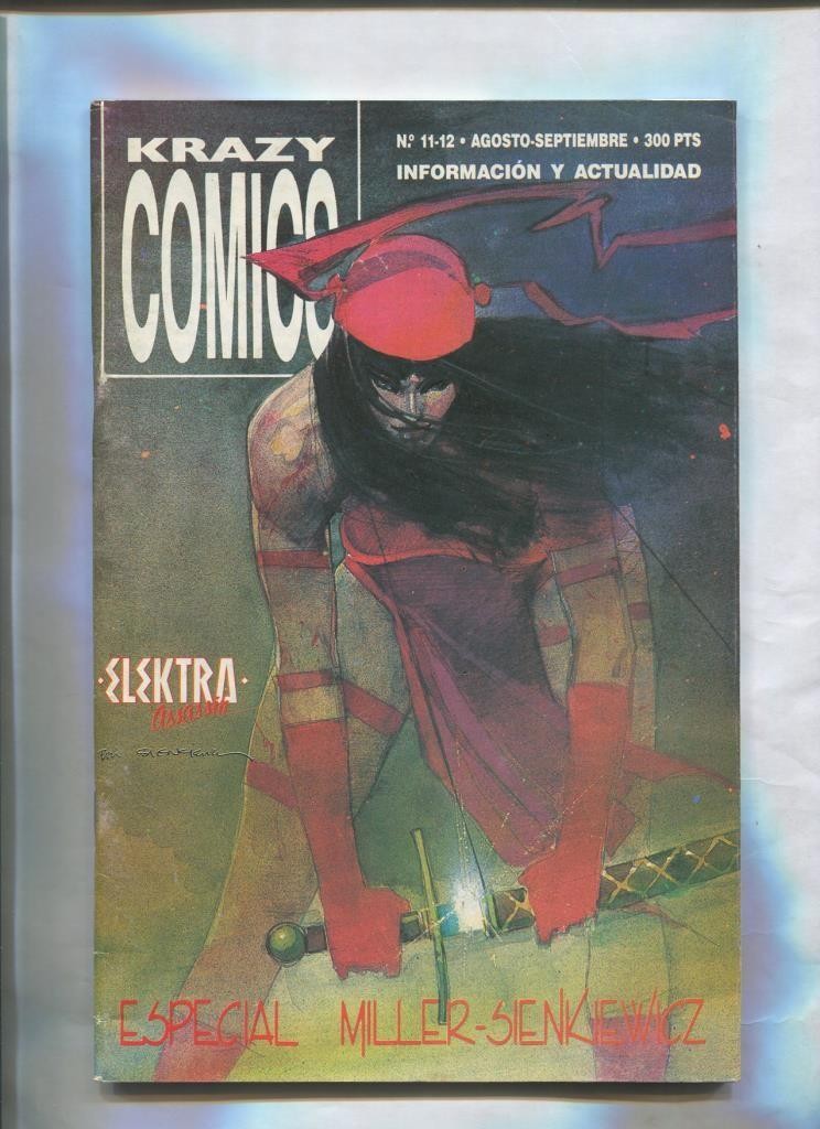 Krazy comics numero 11/12 (agosto/septiembre 1990):  especial Frank Miller-Sienkiewicz