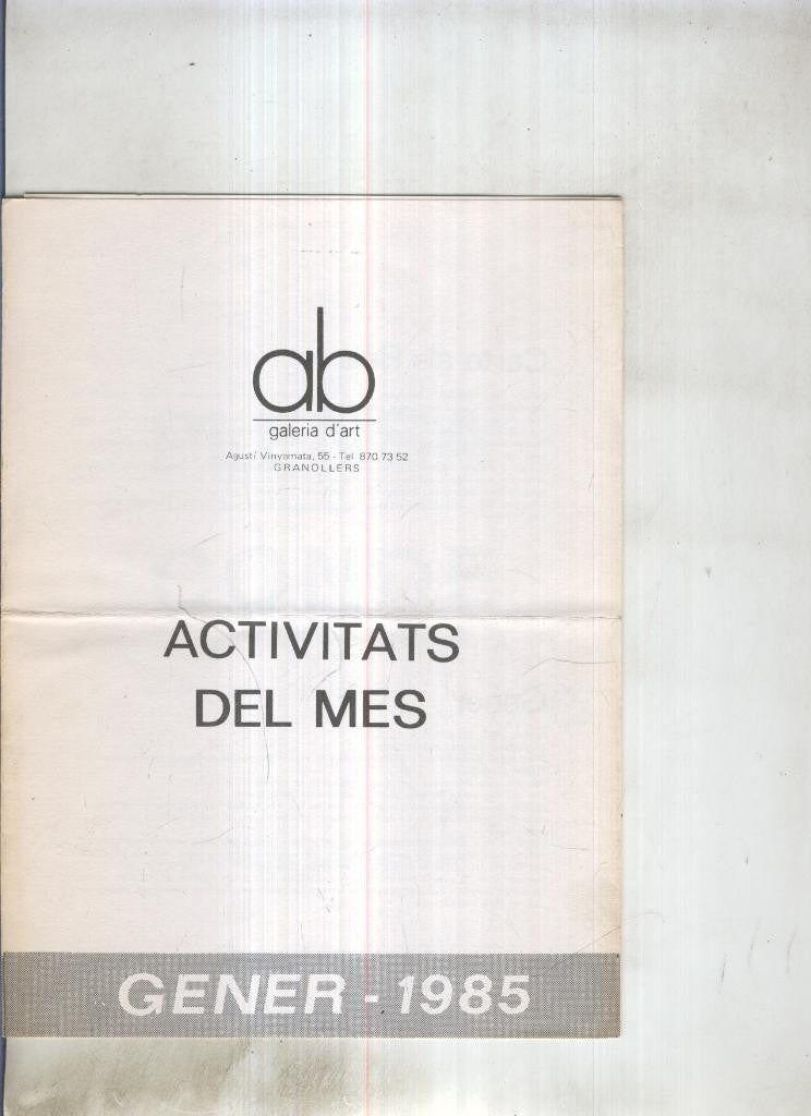Ab Galeria d art. activitats del mes ( dibujos y pinturas )
