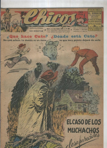 Chicos de Consuelo Gil numero 468 (procede de tomo desencuadernado)