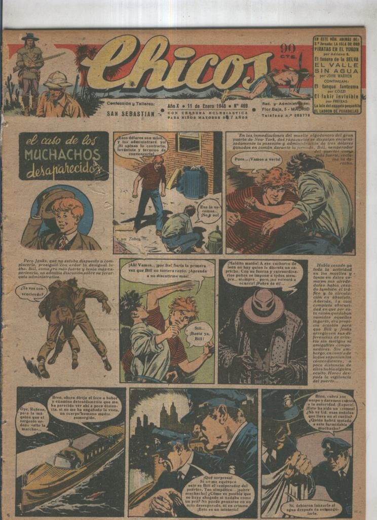 Chicos de Consuelo Gil numero 469 (procede de tomo desencuadernado)
