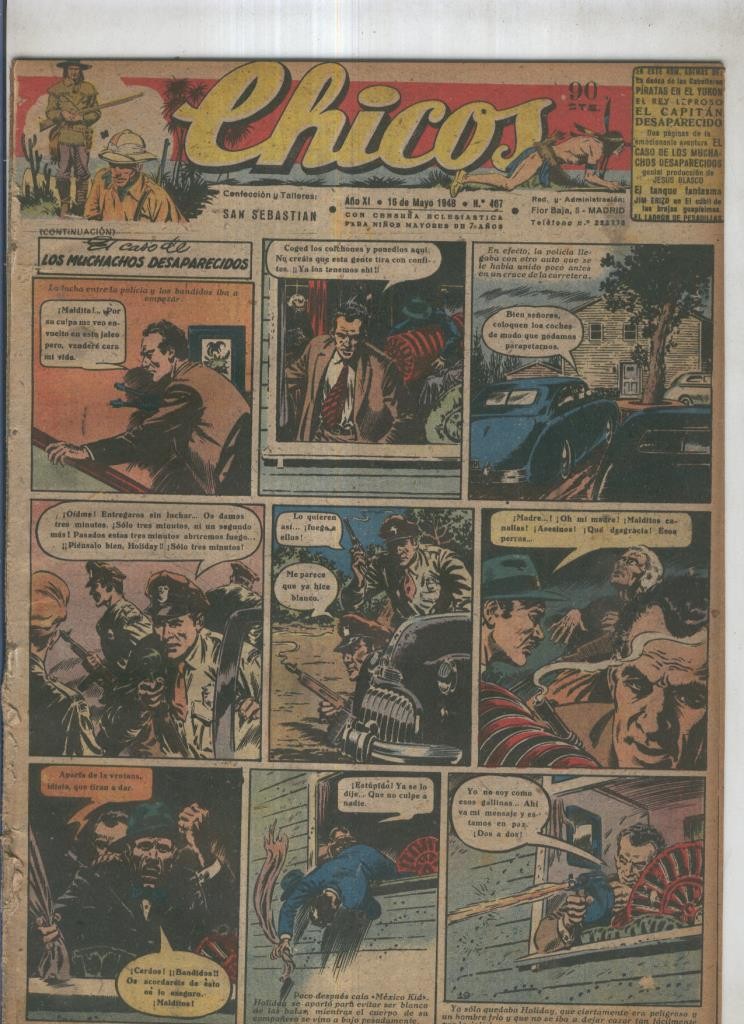 Chicos de Consuelo Gil numero 487 (procede de tomo desencuadernado)