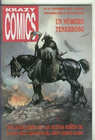 Krazy comics numero 15 (diciembre 1990): Un numero tenebroso