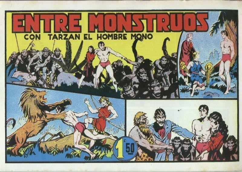Facsimil: Tarzan: Entre monstruos