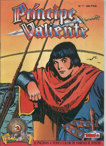 El Principe Valiente de Ediciones B numero 07 (numerado 1 en trasera)