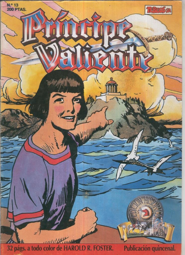 El Principe Valiente de Ediciones B numero 13 (numerado 3 en trasera)