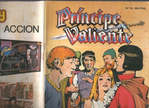 El Principe Valiente de Ediciones B numero 16 (numerado 2 en trasera)