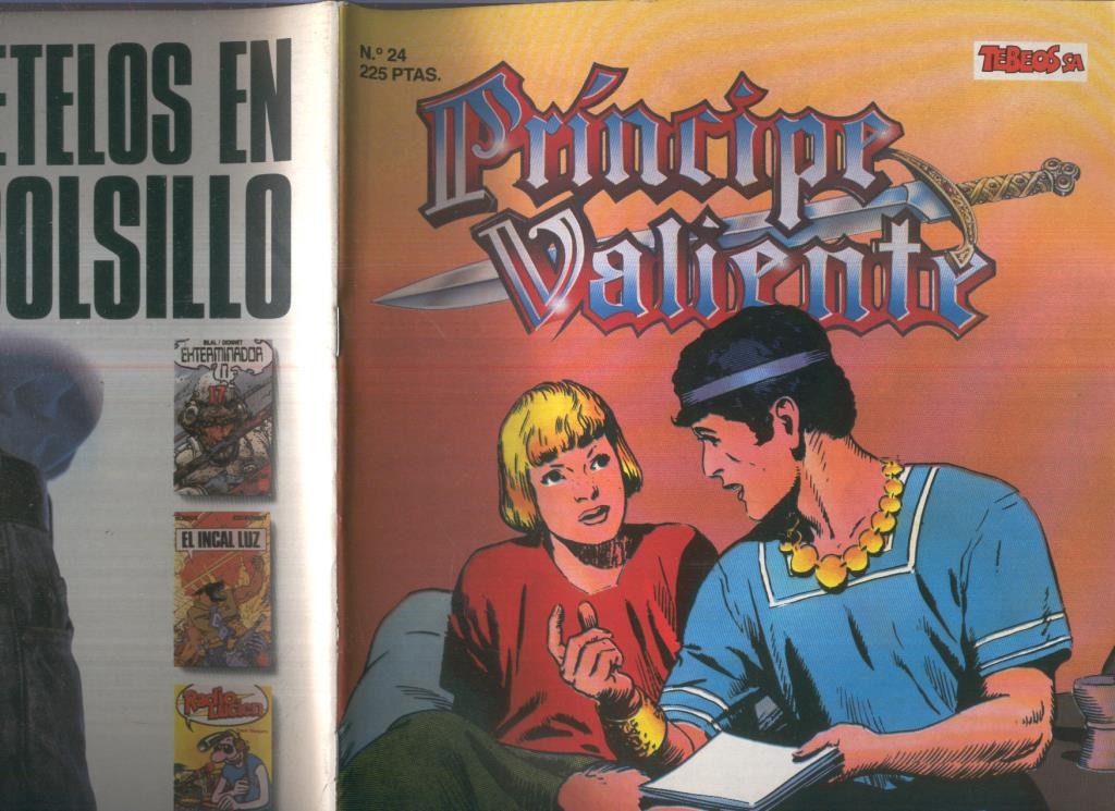 El Principe Valiente de Ediciones B numero 24 (numerado 2 en trasera)