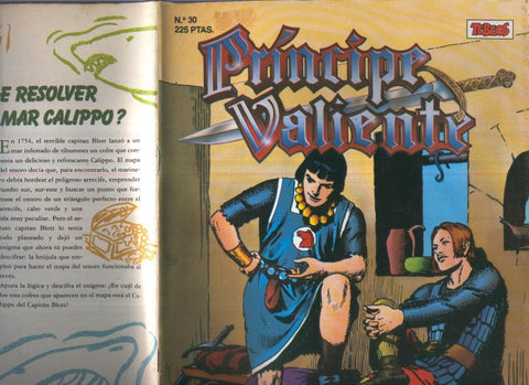 El Principe Valiente de Ediciones B numero 30 (numerado 2 en trasera)