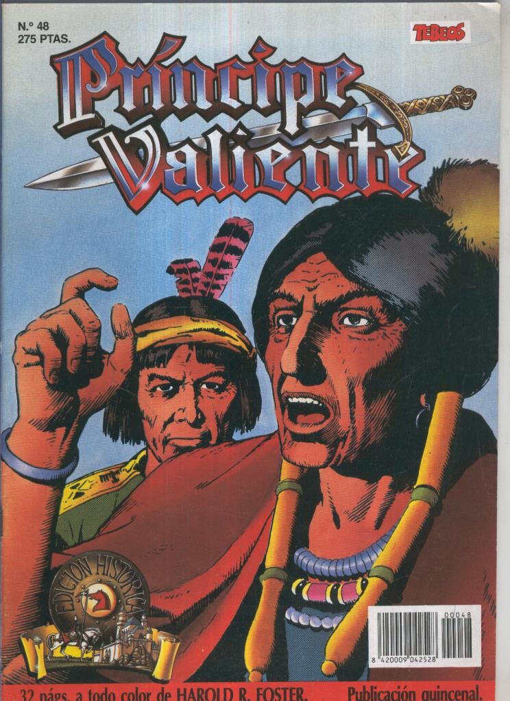 El Principe Valiente de Ediciones B numero 48