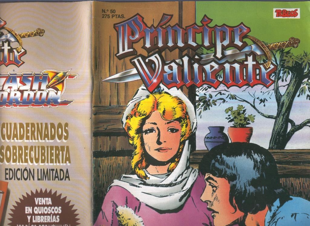 El Principe Valiente de Ediciones B numero 50 (numerado 2 en trasera)