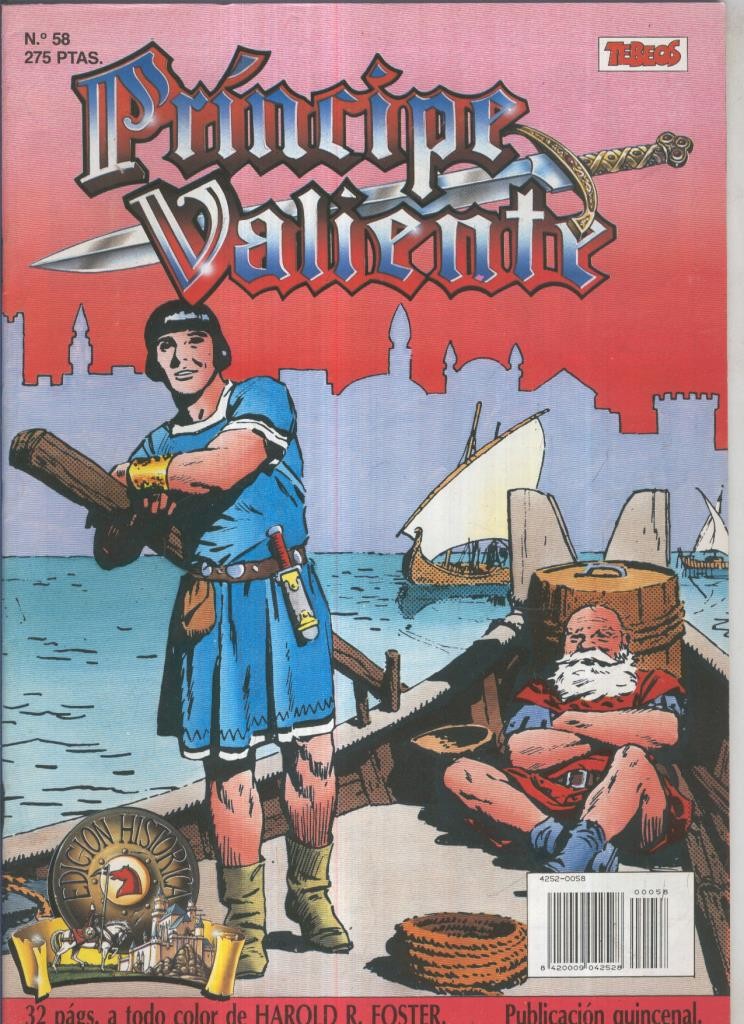 El Principe Valiente de Ediciones B numero 58