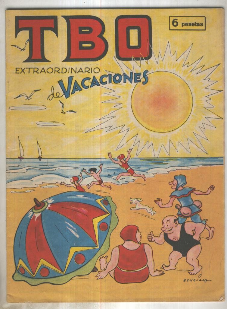 TBO extra 6 pts: Vacaciones (numerado 1 en trasera)