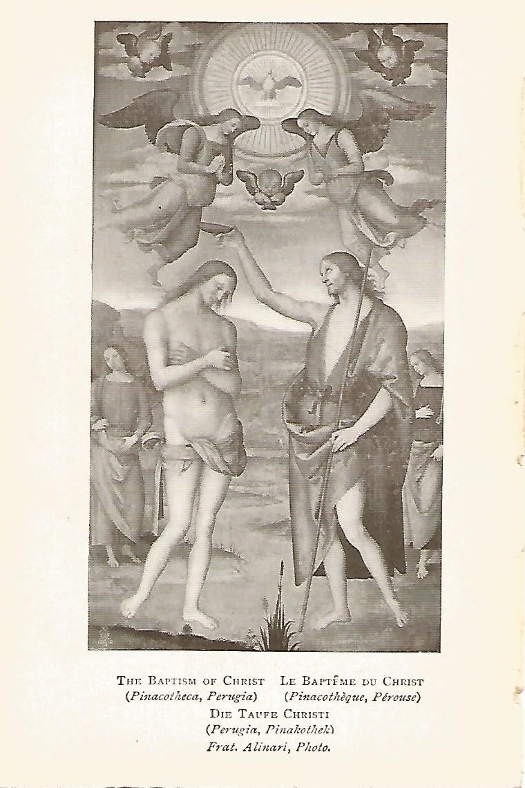 Lamina 199: PERUGINO. El Bautismo de Cristo