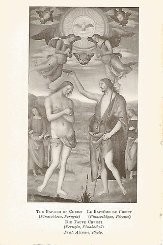 Lamina 199: PERUGINO. El Bautismo de Cristo