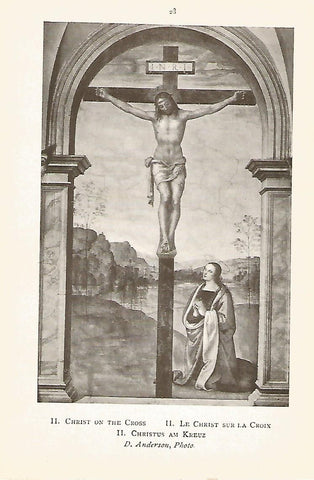 Lamina 201: PERUGINO. Cristo en la cruz